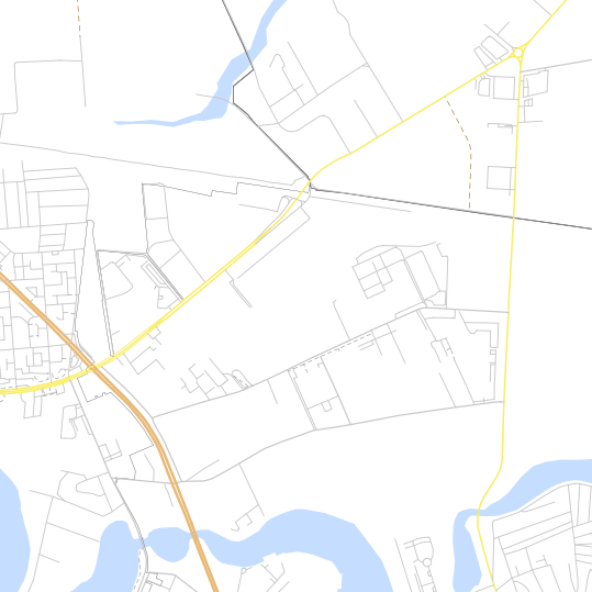 Transport line layers, water and administrative boundaries